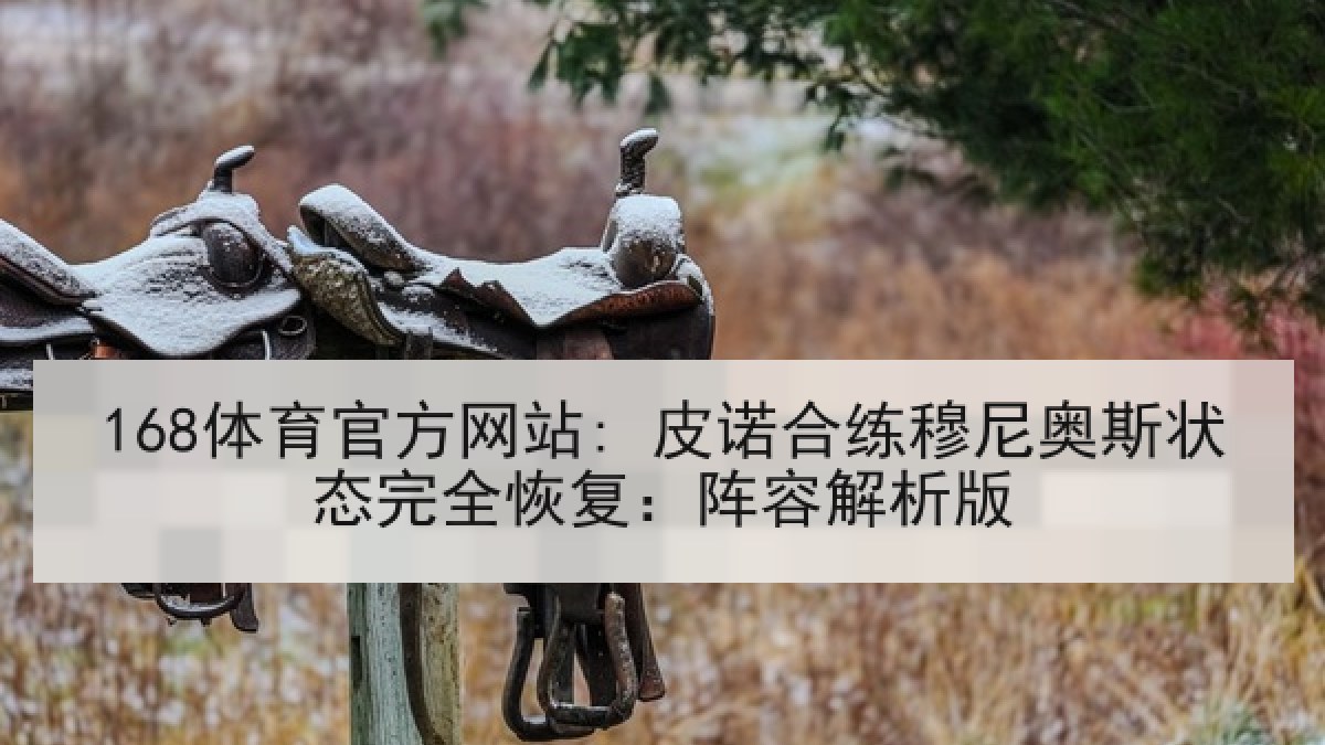 168体育官方网站: 皮诺合练穆尼奥斯状态完全恢复:阵容解析版 168体育官方网站: 皮诺合练穆尼奥斯状态完全恢复:阵容解析版